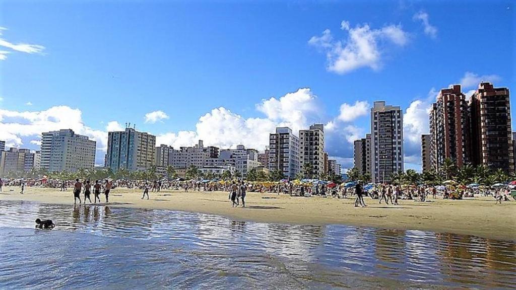 Hospedagem Primeira Quadra Da Praia Praia Grande  Eksteriør billede